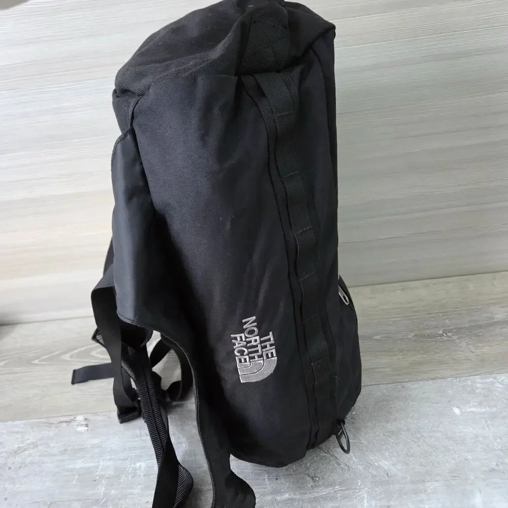 The North Face Black Backpack Convertible Duffel Small Travel Day Pack Bag